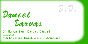 daniel darvas business card